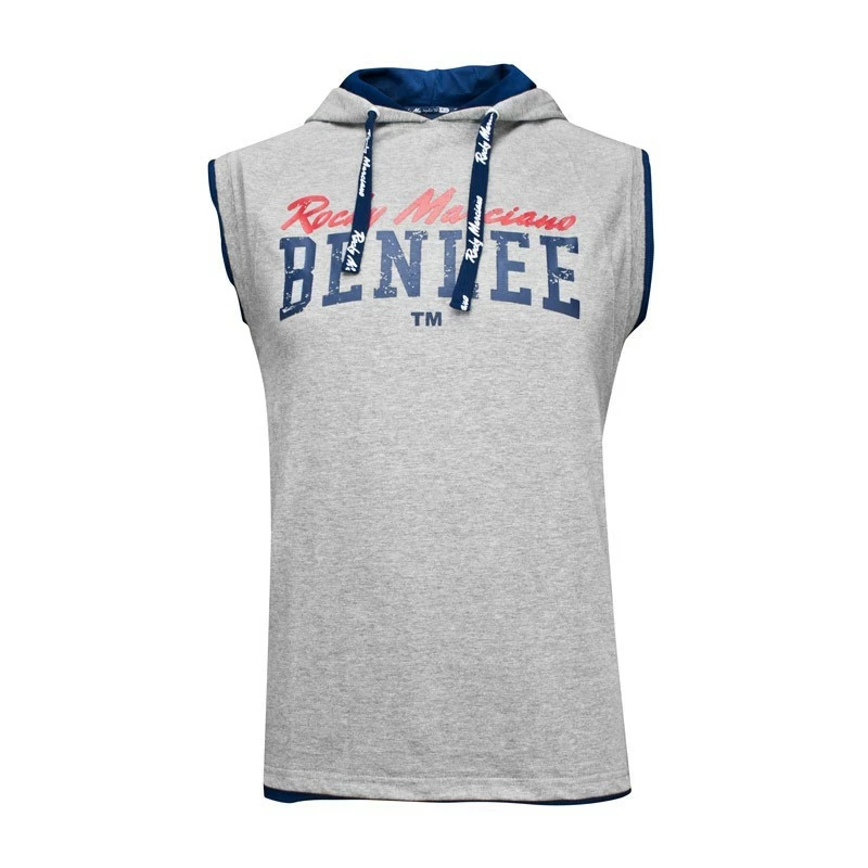 Benlee Epperson Men Sleeveless Hooded Shirt Marl Grey Grau