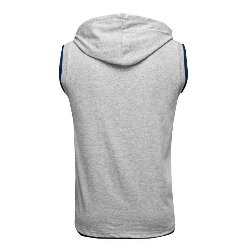 Benlee Epperson Men Sleeveless Hooded Shirt Marl Grey Grau – Bild 2