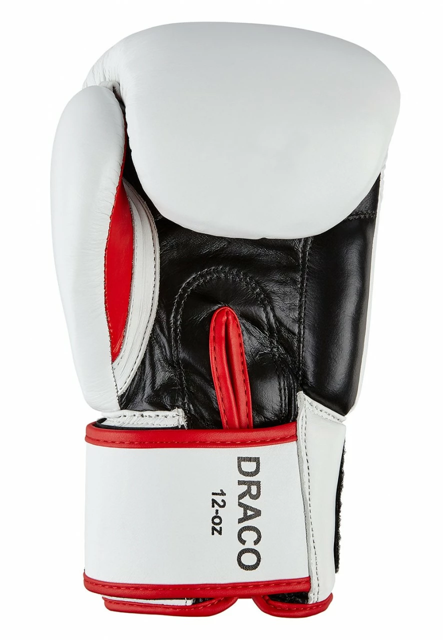 Benlee Draco Boxhandschuhe Aus Leder Weiß/Schwarz – Bild 3