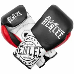Benlee Cyclone Boxhandschuhe Aus Leder Schwarz/rot/weiß