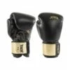 JOYA KICKBOXING GLOVE - TOP ONE - PU - BLACK WITH GOLD METALLIC LEATHER
