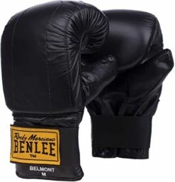 Benlee Rocky Marciano Leather Bag Mitts Belmond Black