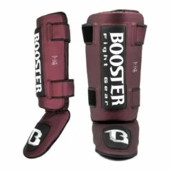 Booster Schienbeinschoner Thai Striker Weinrot