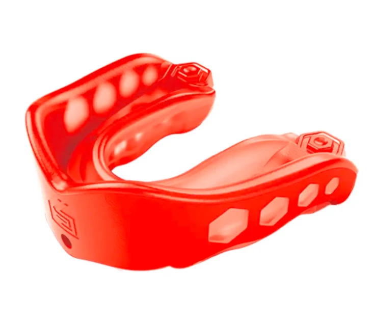 SHOCK DOCTOR GEL MAX STRAPLESS MUNDSCHUTZ ROT