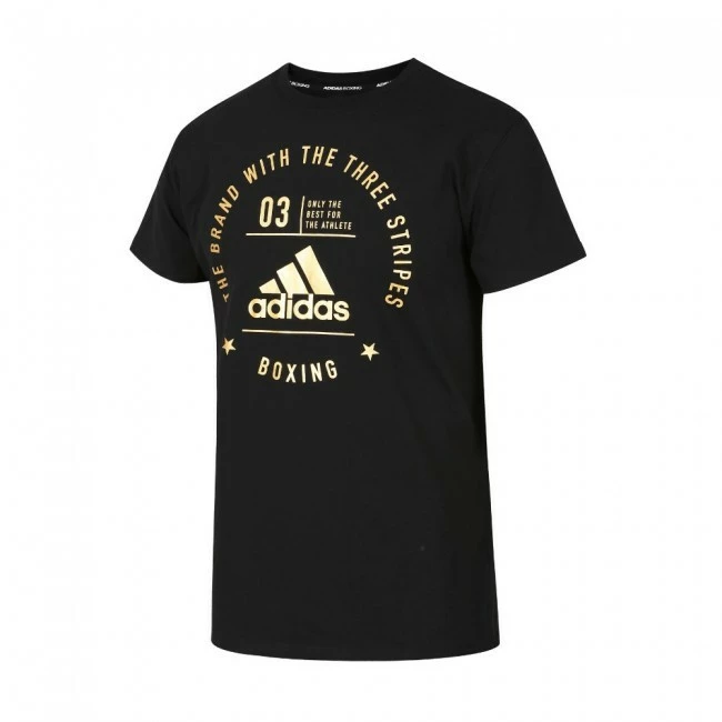 Adidas Community T-Shirt Boxing Black/Gold – Bild 2