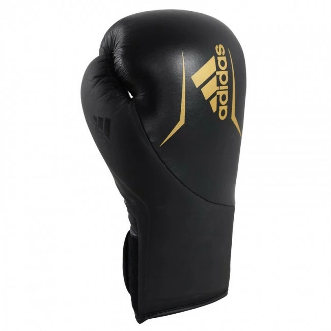 Adidas Boxhandschuhe Speed 200 Schwarz/Gold – Bild 3