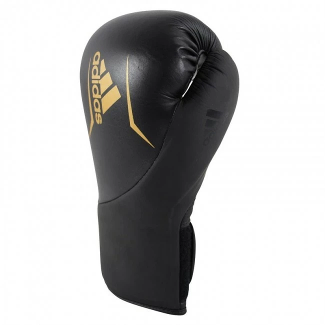 Adidas Boxhandschuhe Speed 200 Schwarz/Gold – Bild 4
