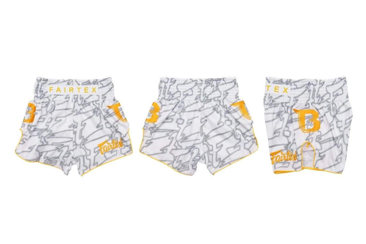 FAIRTEX X BOOSTER MUAYTHAI SHORTS FXB-TBT WHITE – Bild 4