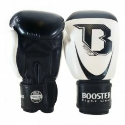 Booster Boxhandschuhe Pro Siam 1 Schwarz Weiss Leder