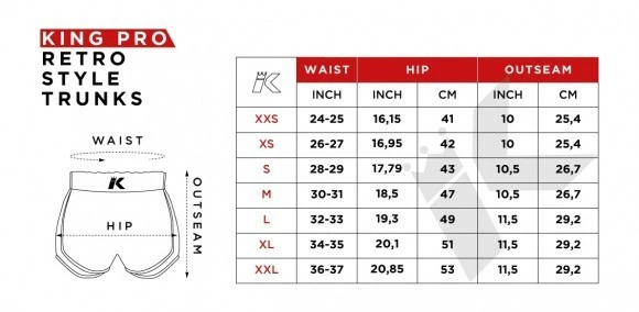 Thai-Boxing-Shorts King Pro Boxing Retro Hybrid 5 – Bild 3