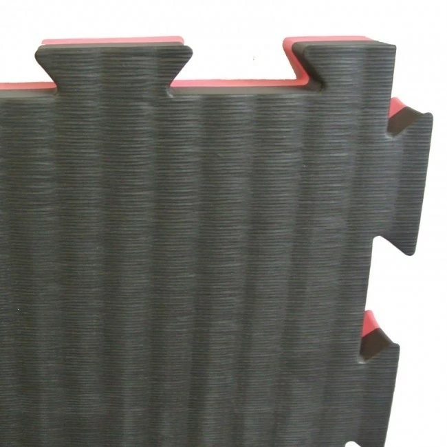 Puzzelmatte 100 X 100 X 4/2,5 Cm Schwarz/Rot – Bild 3