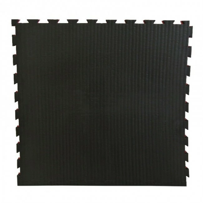 Puzzelmatte 100 X 100 X 4/2,5 Cm Schwarz/Rot