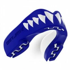 Safejawz Mundschutz Extro-Serie Shark Blau/Weiß Junior