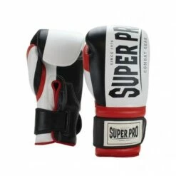 Super Pro Combat Gear (Kick)Boxhandschuhe Bruiser Black/red/white