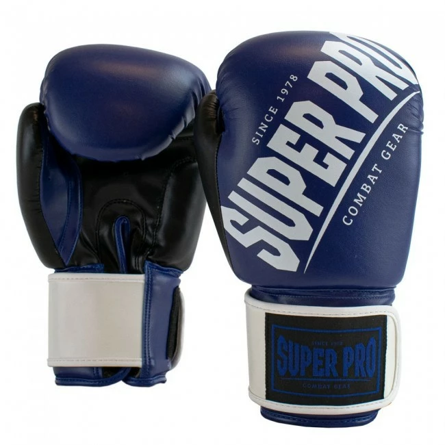 Super Pro Combat Gear (Kick)Boxhandschuhe Rebel Blue/black/white