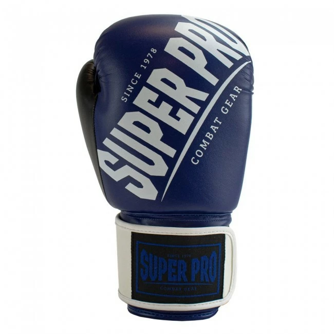 Super Pro Combat Gear (Kick)Boxhandschuhe Rebel Blue/black/white – Bild 2