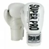 Super Pro Combat Gear Champ Boxhandschuhe Weiß/Schwarz