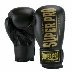 Super Pro Combat Gear Champ SE (Kick-)Boxhandschuhe Schwarz/Gold