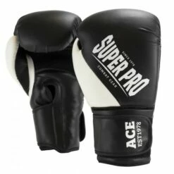 Super Pro Combat Gear ACE (Kick)Boxhandschuhe Black/white