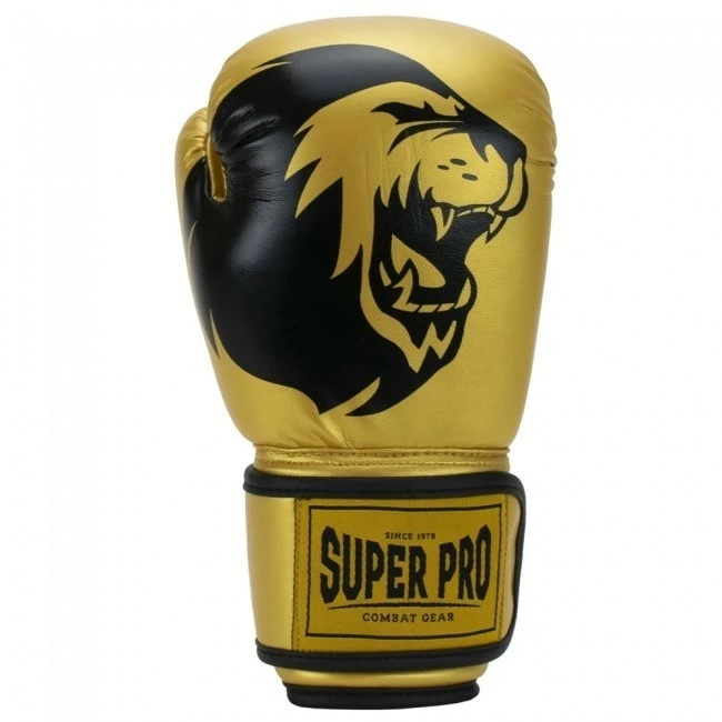 Super Pro Combat Gear Talent Kinder Boxhandschuhe Gold/Schwarz – Bild 4