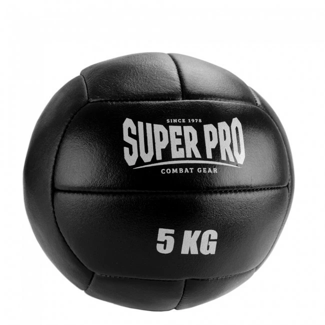Super Pro Medizin Ball Leder 5 Kg – Bild 2