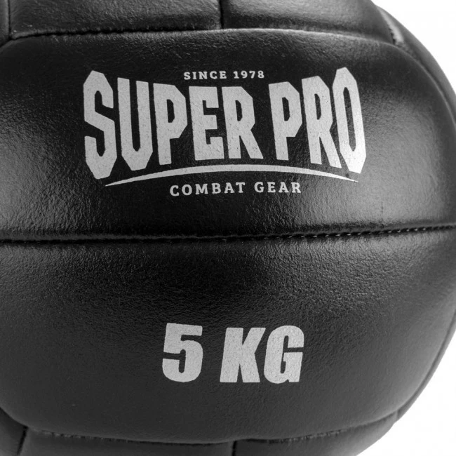 Super Pro Medizin Ball Leder 5 Kg – Bild 3