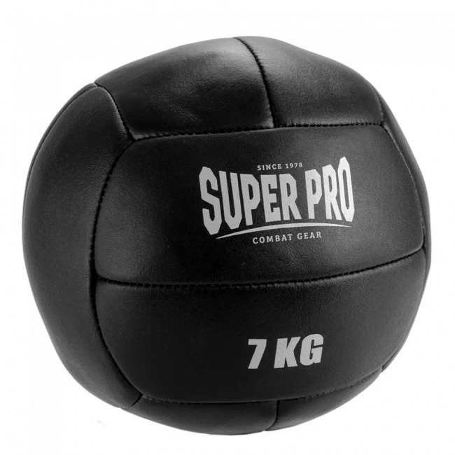 Super Pro Medizin Ball Leder 7 Kg – Bild 2