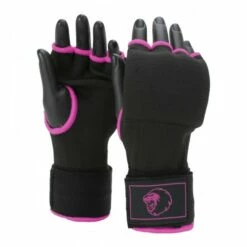 Super Pro Combat Gear Innenhandschuhe Mit Bandage Schwarz/Pink