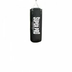 Super Pro Combat Gear Luxury Boxsack PU Vertical Logo Schwarz