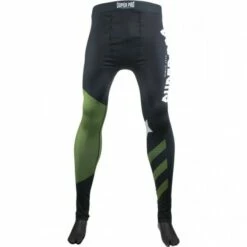 Super Pro Leggings Men No Mercy Black/green/silver