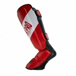 Super Pro Kampfausrüstung Rebel Schienbeinschützer Rot/schwarz/weiß