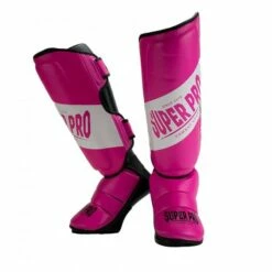 Super Pro Combat Gear Rebel Schienbeinschützer Pink/black/white