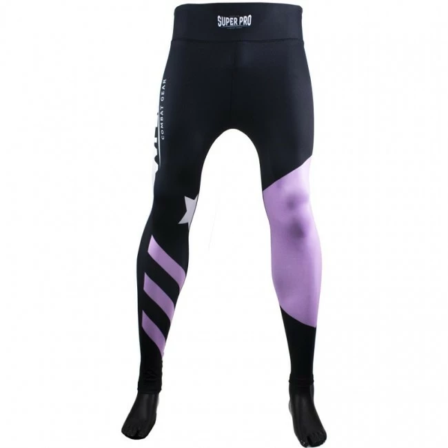 Super Pro Leggings Women No Mercy White/purple/silver