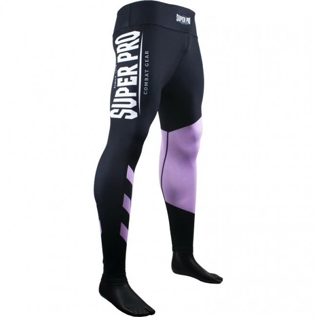 Super Pro Leggings Women No Mercy White/purple/silver – Bild 2