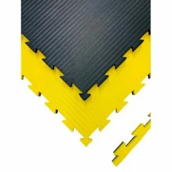 Puzzelmatte 100 X 100 X 2,5/4 Cm Schwarz/Gelb