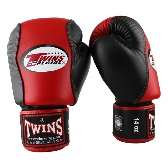 Twins BGVL 7 Boxhandschuhe Rot Schwarz – Bild 2
