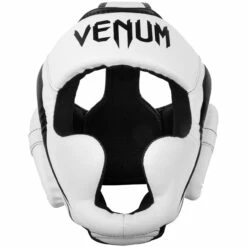Venum Elite Kopfschutz - Weiß/Schwarz - Taille Unique