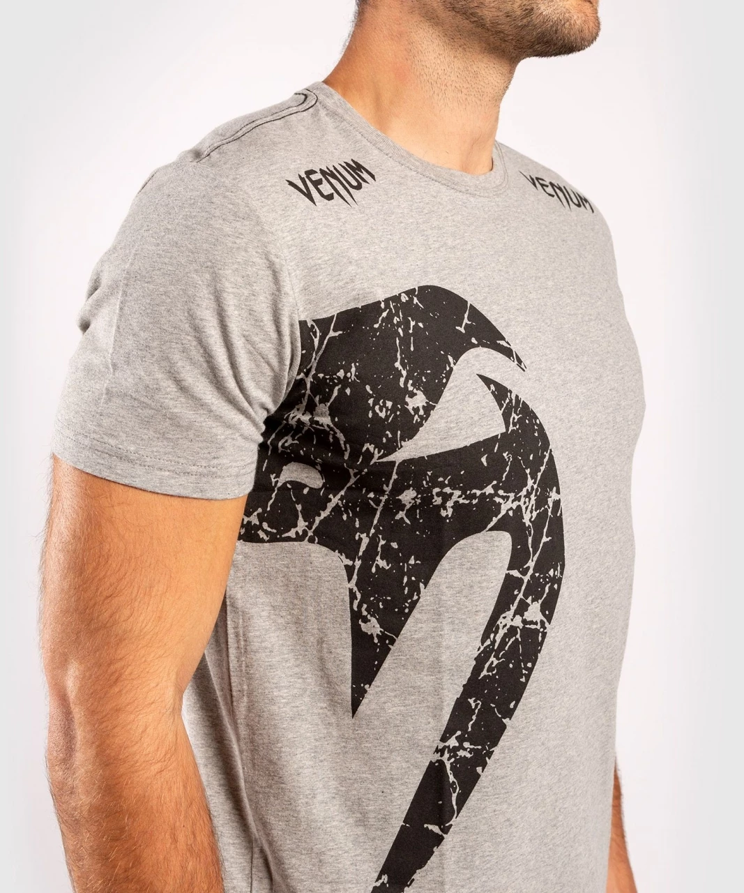 Venum Giant T-Shirt Grau/Schwarz – Bild 2