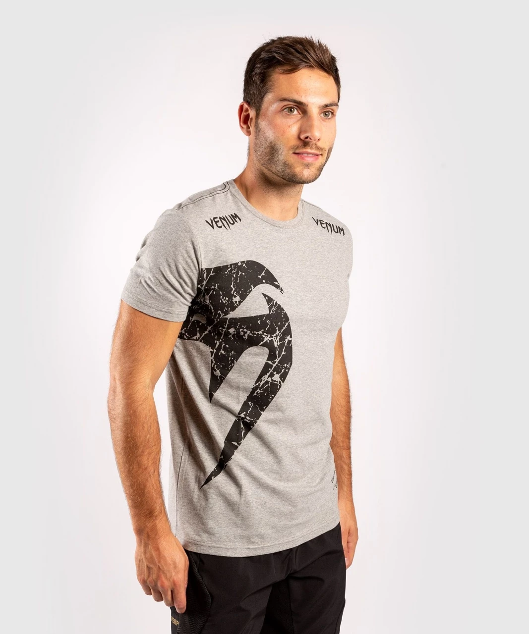 Venum Giant T-Shirt Grau/Schwarz – Bild 3