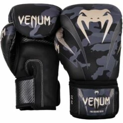 Venum Impact Boxhandschuhe - Camo Dunkel/Sand