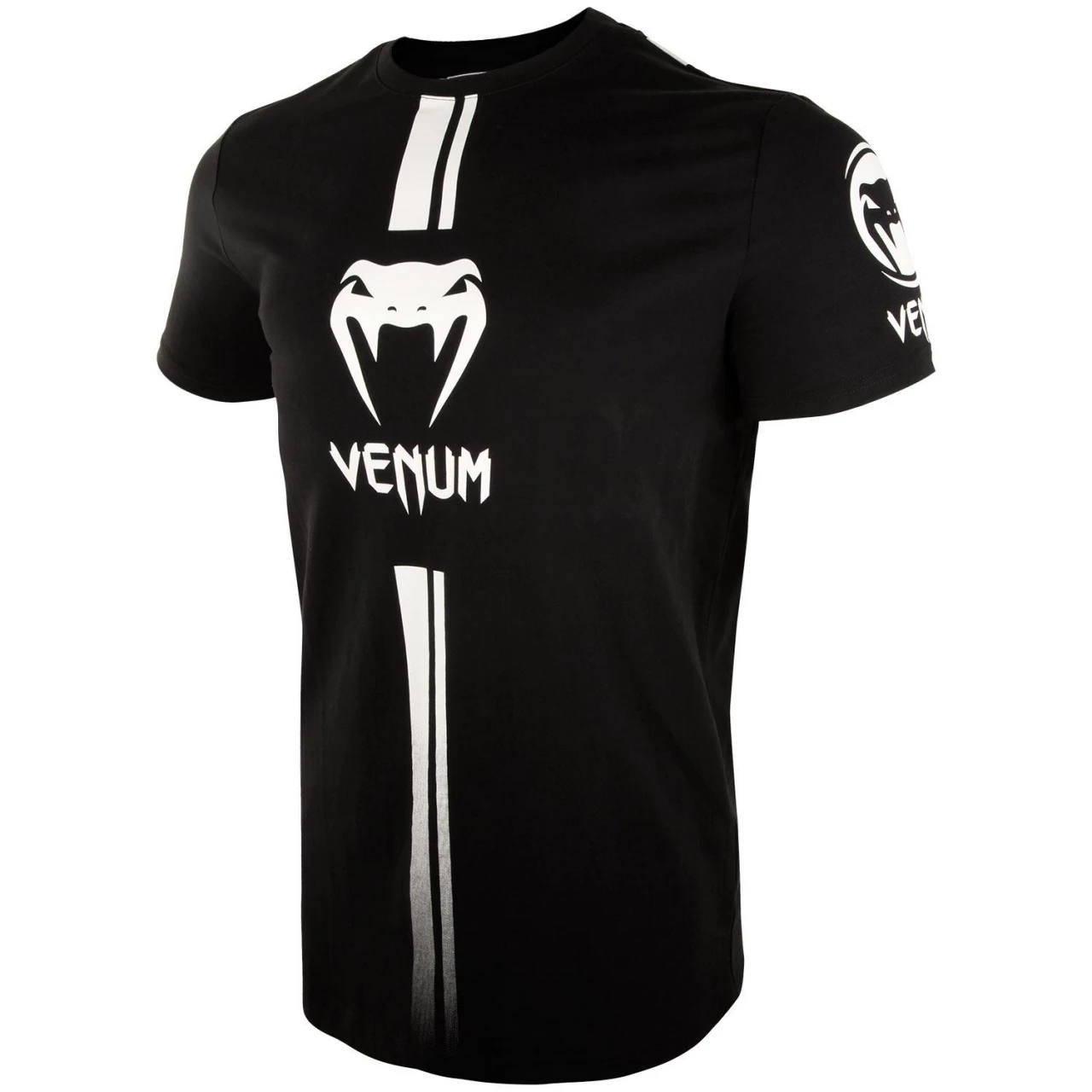 Venum Logos T-Shirt Schwarz/Weiß – Bild 3