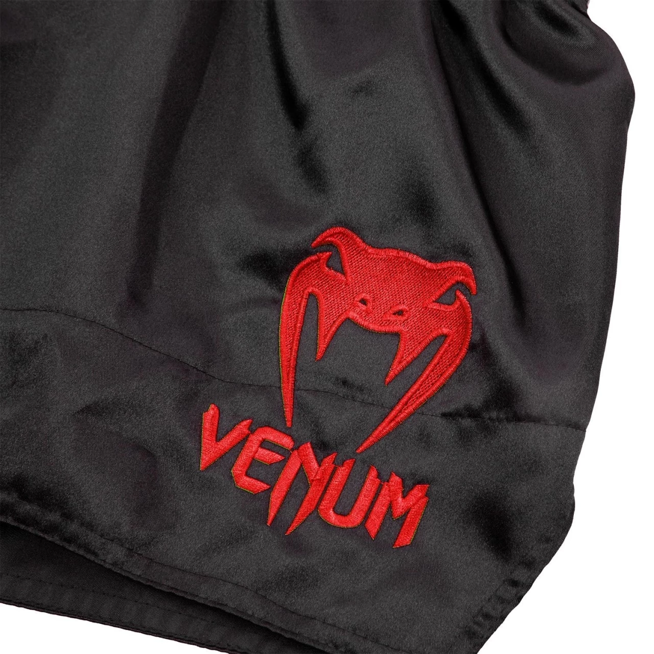 Shorts Muay Thai Venum Classic - Schwarz/Rot – Bild 3