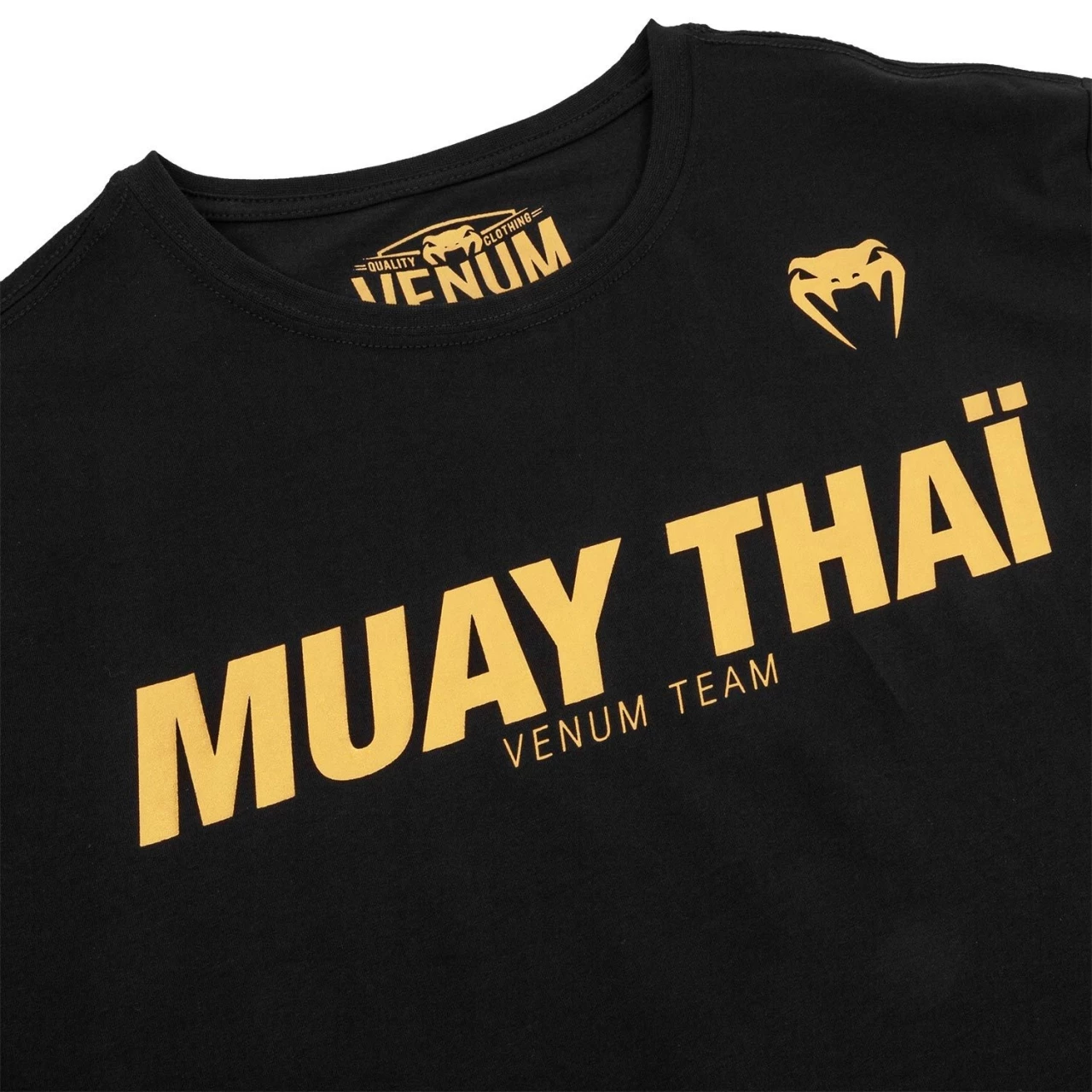 Venum Muay Thai VT T-Shirt - Schwarz/Gold – Bild 3