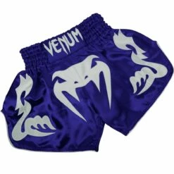 Venum Bangkok Inferno Muay Thai Shorts - Blue/Weiß