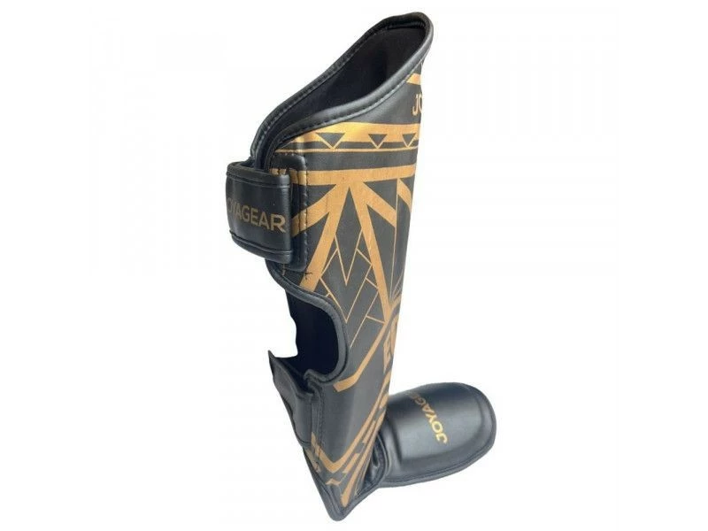 JG X ENFUSION TRIBE SHINGUARDS – BLACK/GOLD – Bild 2